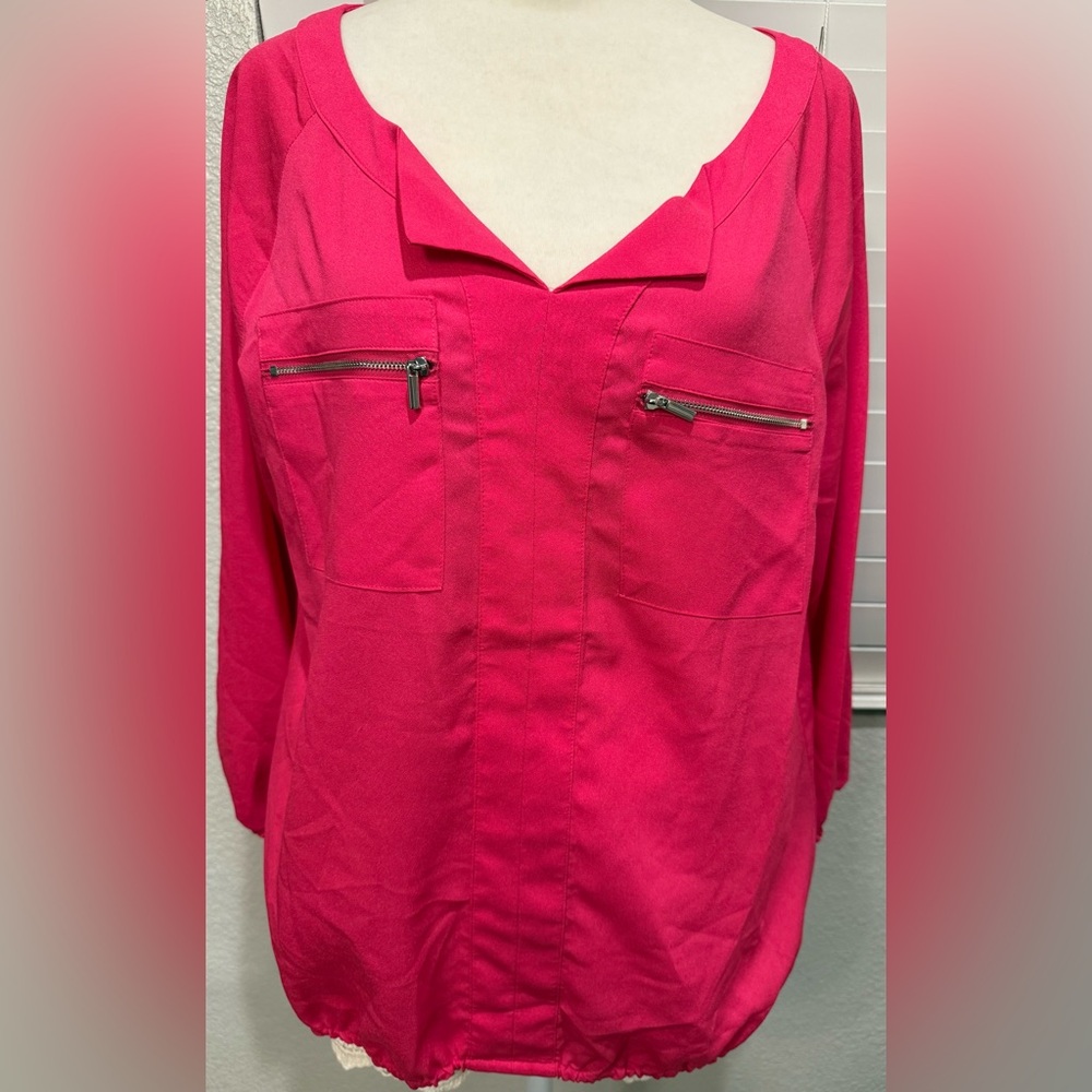 New York & Company Pink Women's Top